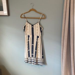 Dress SZ S Navy and White,  Boho Chic, Nautical